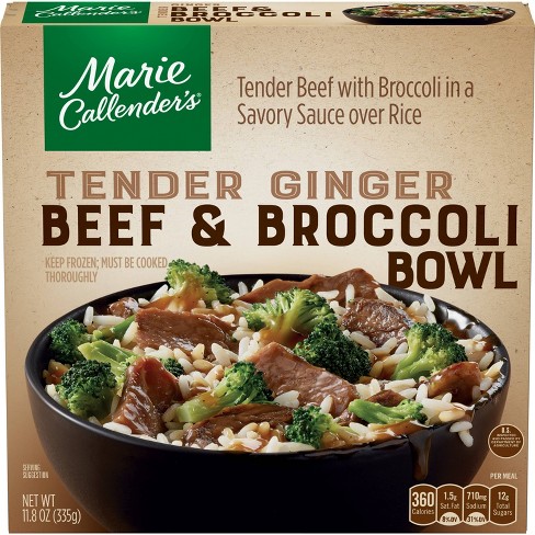 Marie Callender S Frozen Tender Ginger Beef Broccoli Bowl 11 8oz Target