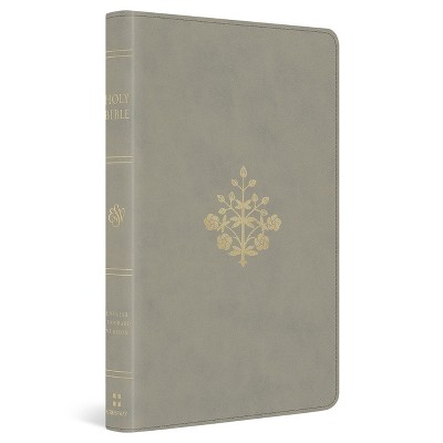 ESV Thinline Bible, Red Letter (Trutone, Stone, Branch Design) - (Leather Bound)
