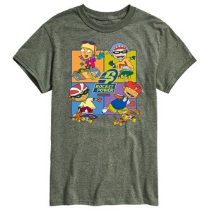 Men's - Nickelodeon - Rocket Power Otto Regina Sam Maurice Skaters Short Sleeve Graphic T-Shirt - 1 of 4