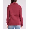 Women's Funnel Neck Pullover Nursing Sweatshirt | Motherhood Maternity - 2 of 4