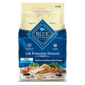 Blue Buffalo Life Protection Senior Dry Dog Food with Chicken Flavor - 34lbs - 1 of 4