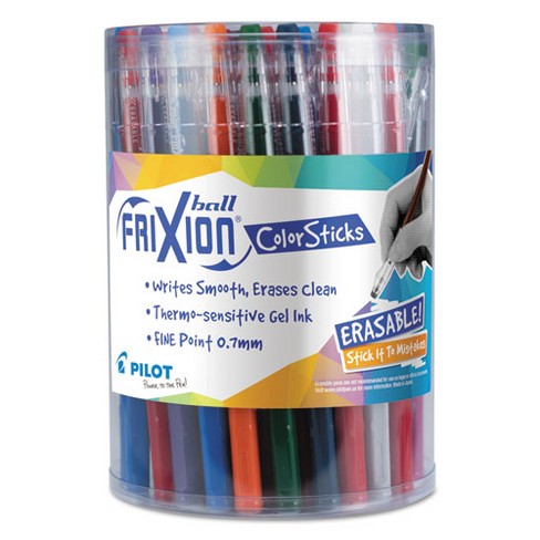 Pilot FriXion ColorSticks Erasable Gel Pen, Stick, Fine 0.7 mm, Ten Assorted Ink and Barrel Colors, 36/Pack - image 1 of 1