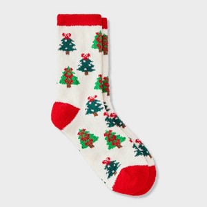 Women's Cozy Crew Socks - Wondershop™ - 1 of 3