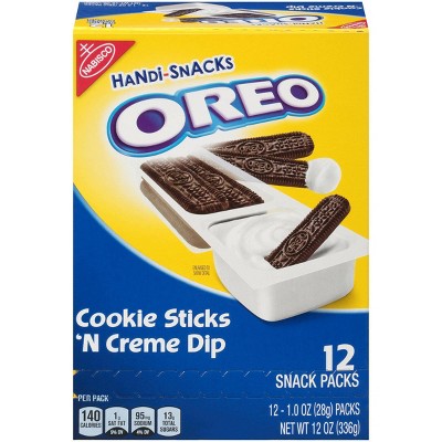 Handi-Snacks Oreo Cookie Sticks 'N Crème - 12ct