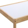 SEVOBAL Kids Table Sets, 3-Piece Dry Erase Activity Table with Two Chairs for Creative Learning and Play, Yellow, 28.5"*20.5"*3.5" - 3 of 4