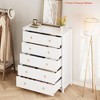Nursery 4/5 Drawers Dresser for Bedroom, 37Inch/45 Inch Tall Chest of Drawers, Modern Clothes Storage Cabinet & TV Stand, Wood Drawer Organizer - 3 of 4