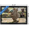 Trends International Star Wars: The Book of Boba Fett - Grogu Jedi Training Framed Wall Poster Prints - 3 of 4