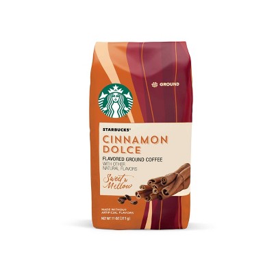 Starbucks Flavored Light Roast Ground Coffee — Cinnamon Dolce — No Artificial Flavors — 1 bag (11 oz.)
