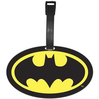 DC Batman Logo Luggage Tag and Suitcase Label