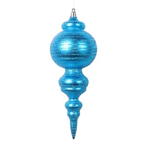 Vickerman 10" Matte with Glitter Finial Ornament - 1 of 1