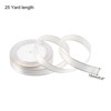 Unique Bargains Double Face Wide Satin Ribbon with Gold Edges for Wedding Bouquet - 2 of 4