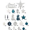 Christmas Tree Ornaments, 70 pcs Blue & Silver Shatterproof Christmas Ball Ornaments for Christmas Tree Decoration - 2 of 4