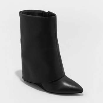 Women's Rue Dress Boots - A New Day™ Black