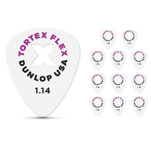 Dunlop Tortex Flex X Pick 1.14 mm 12 Pack - 1 of 3