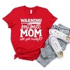Simply Sage Market Warning Softball Mom Short Sleeve Tee - 2 of 4