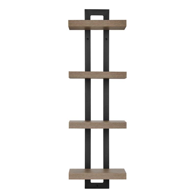 36" x 11" 4 Tier Ladder Bracket Floating Wall Shelf Unit - Danya B., 1 of 20