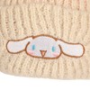 Cinnamoroll Adult White Cuffed Knit Beanie With Pom - 2 of 4
