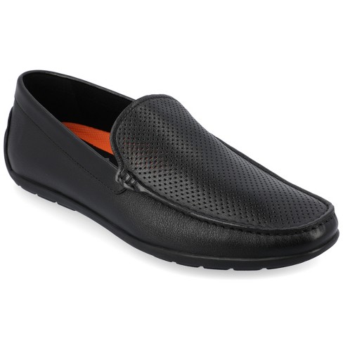 Thomas Vine Mens Jaden Tru Comfort Foam Moc Toe Slip on Driving Loafer Black 10.5 Target