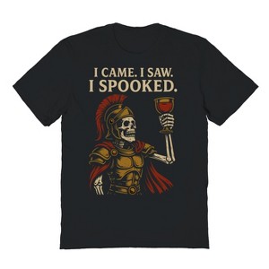 Rerun Island Men I Came I Saw I Spooked Short Sleeve Graphic Cotton T-Shirt - 1 of 4
