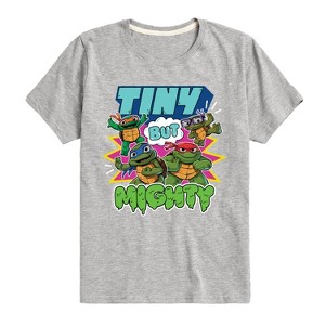 Boys' - Teenage Mutant Ninja Turtles Mutant Mayhem - Tiny But Mighty Short Sleeve Graphic T-Shirt - 1 of 3