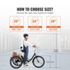 VEVOR Adult Tricycles Bike, 7 Speed Adult Trikes, 20 Inch Three-Wheeled Bicycles, Carbon Steel Cruiser Bike with Basket and Adjustable Seat - 3 of 4