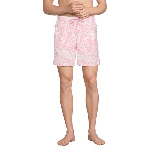 Lands' End Men's 7 Inch Volley Hydroliner Swim Trunks - 1 of 4