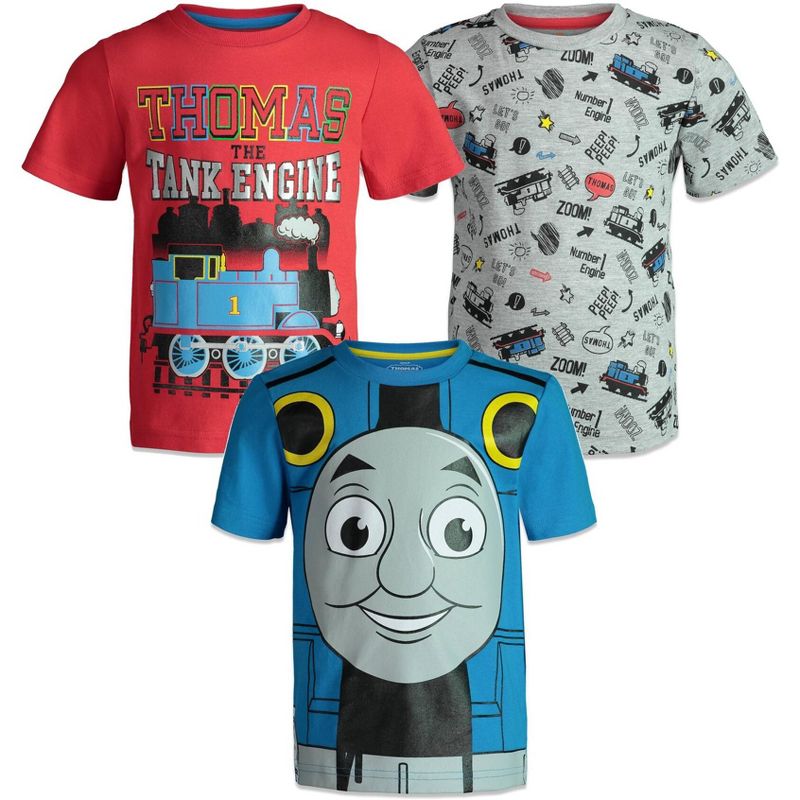 Thomas & Friends Thomas the Train 3 Pack T-Shirts Infant to Little Kid, 1 of 9