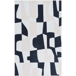 Malibu MBU827 Power Loomed Machine Washable Skid-Resistant Indoor Rugs - Safavieh - 1 of 4