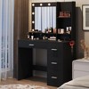LACOO 39" Makeup Vanity Desk with Lights, Mirror and Power Outlet - 3 of 4
