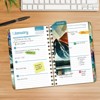 HARDCOVER 2026 Planner, 5.5"x8": 14 Months (Nov 2025-Dec 2026), Daily/Weekly/Monthly,  Bookmark, Pocket Folder w Sticky Notes (Lake View) - 3 of 4