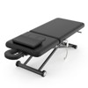 Dolonm Electric Massage Table w/Remote & 800LBS Capacity - Adjustable Height & Backrest, Wheels Included - Black - 3 of 4