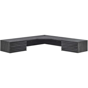 Modway Render Wall Mount Corner Office Desk - 1 of 3