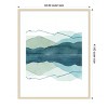 Amanti Art Icicle Range II by Grace Popp Wood Framed Wall Art Print - 4 of 4