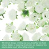 Unique Bargains Silk Plastic Small Faux Rose Artificial Flower Heads 1.2 inch - 2 of 4