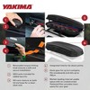 Yakima Roof Cargo Carrier, Vehicle Rooftop Hard Shell Travel Storage Box with SKS Lock, SkyBox NX XL, 18 Cubic Feet, Black - 4 of 4