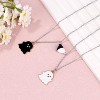 2PCS Magnetic Couple Necklaces - Matching Friendship Pendants for Women/Men, Anniversary/Birthday Gift - 3 of 4
