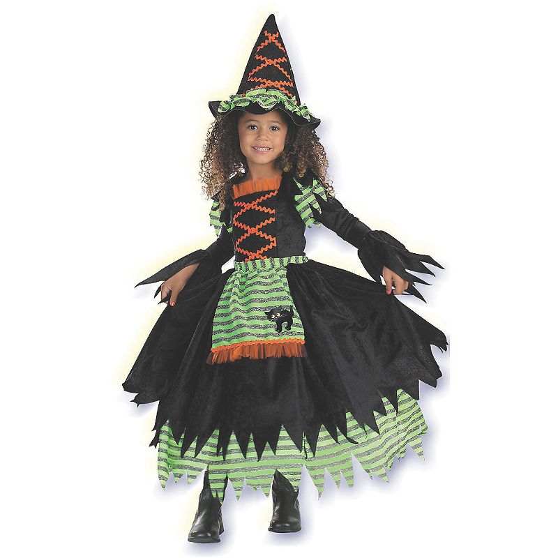 Disguise Toddler Girls' Storybook Witch Dress Costume, 1 of 4