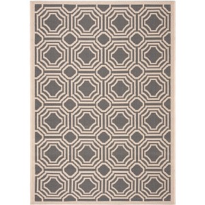 Courtyard CY6112 UV & Stain Resistant Non-Shedding Power Loomed Indoor/Outdoor Rugs - Safavieh - 1 of 3