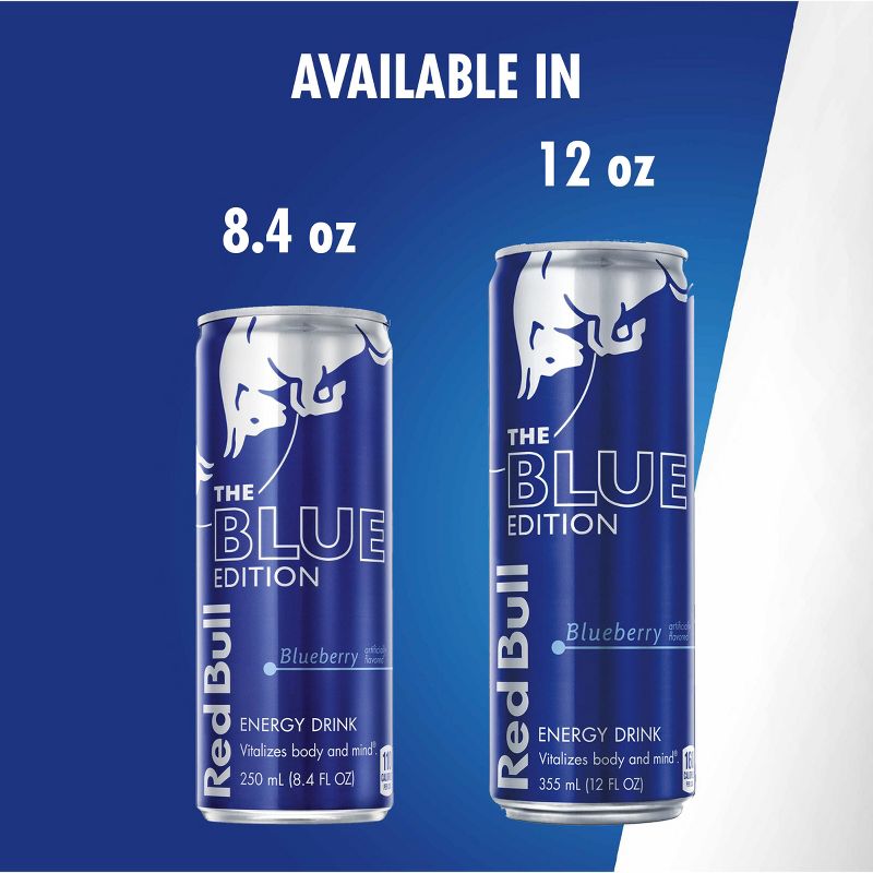 Red Bull Blue Edition Blueberry Energy Drink - 12 fl oz Can, 5 of 9
