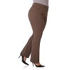 Rekucci Curvy Woman Comfort Barely Bootcut Pant with Pockets - 2 of 4