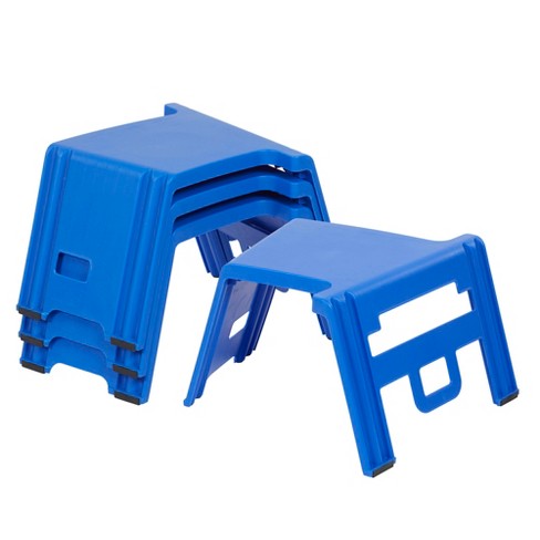 5 Plastic Stool Kids Children Stacking Stools for Classroom Round Seat  Stackable