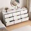 GDFStudio Ravorn 63" Modern Wooden Dresser with 9 Drawers - 2 of 4