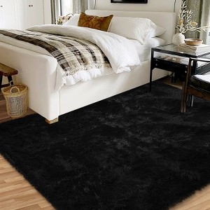 Luxury Shag Area Rugs for Living Room Bedroom Non-Slip Fluffy Soft Shaggy Rug Carpet Indoor Plush 8x10 Rug for Kids Play Room Nursery Home Dorm Decor - 1 of 4