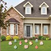 Big Dot of Happiness Groovy Christmas - Lawn Decorations - Outdoor Pastel Holiday Party Yard Decorations - 10 Piece - 2 of 4
