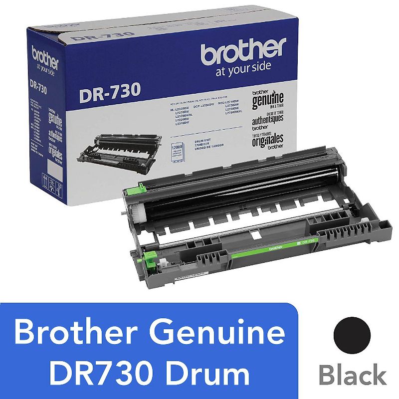 Brother DR730 Drum Unit Black , 2 of 9