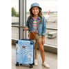 Kids, Tweens, and Girls 4-Piece Spinner Luggage Set – Carry-On Suitcase with Matching Travel Case and Accessory Bags - Fern - 2 of 4