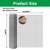 Chicken Fence Wire Mesh Roll - 1m x 25m 0.9mm Wire Metal Mesh Roll Hardware Cloth, for Garden and Animal Enclosure Chicken Coop Flower Beds - 2 of 4