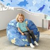Bean Bag Chair Bed for Kids, Convertible Bean Bag from Lazy Chair to Floor Mattress Bed With Sponge Filling, Cozy Floor Sofa Couch for Boys & Girls - 2 of 4