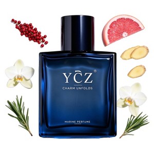 YCZ Midnight Marine Men’s Eau de Parfum, Fresh Marine Woody Fragrance ...