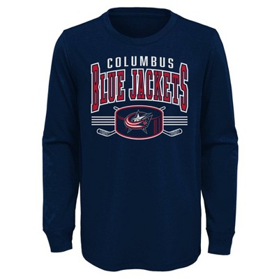 Columbus blue jackets long sleeve clearance shirt